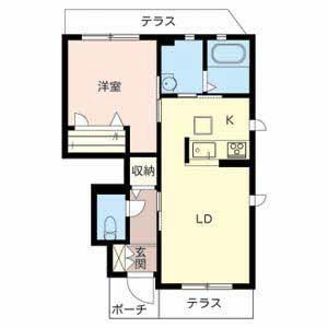 エーデル　ハイム 1階 1LDK 賃貸物件詳細
