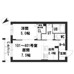 北海道札幌市豊平区豊平六条１０ 豊平公園駅 1LDK マンション 賃貸物件詳細