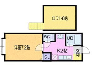 北海道小樽市若竹町 小樽築港駅 1K アパート 賃貸物件詳細