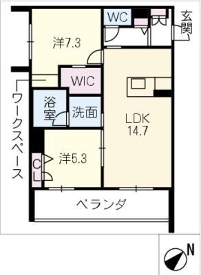 岐阜県岐阜市弁天町１ 岐阜駅 2LDK マンション 賃貸物件詳細