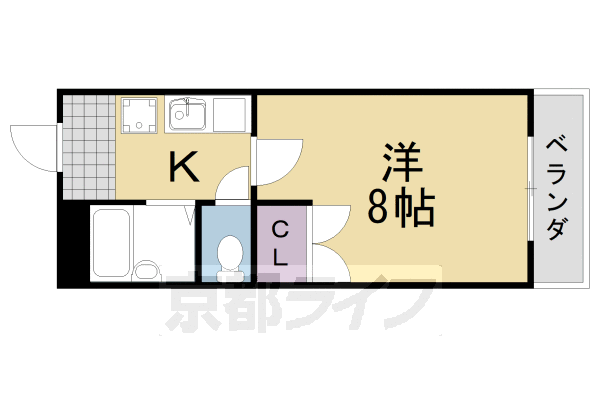 京都府京都市西京区上桂北村町 上桂駅 1K マンション 賃貸物件詳細