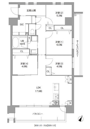 福岡県福岡市東区香椎照葉１ 香椎花園前駅 4LDK マンション 賃貸物件詳細