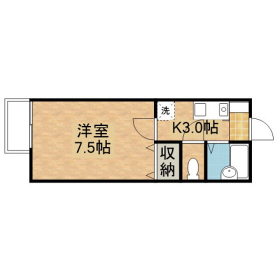 広島県広島市安芸区中野３ 安芸中野駅 1K アパート 賃貸物件詳細