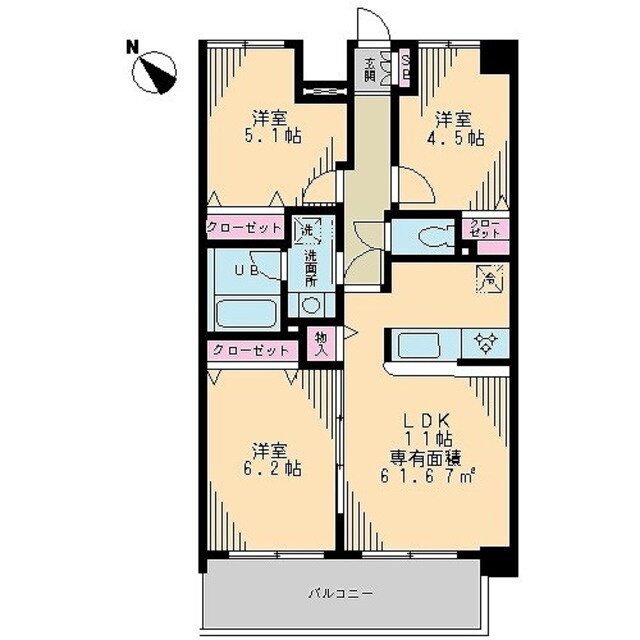 千葉県市川市日之出 行徳駅 3LDK マンション 賃貸物件詳細