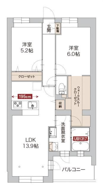 神奈川県川崎市中原区井田１ 元住吉駅 2LDK マンション 賃貸物件詳細