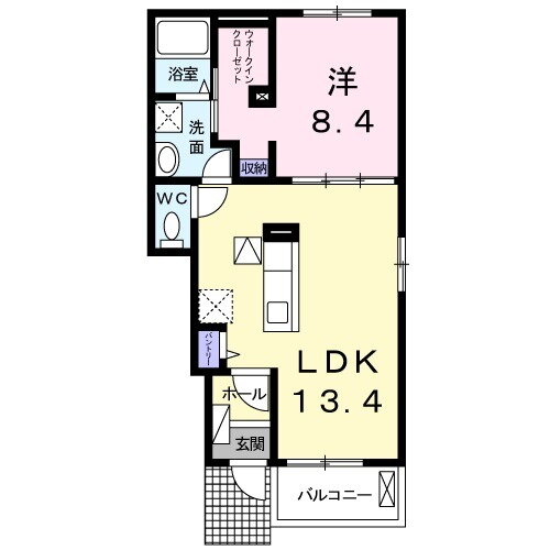 岡山県倉敷市連島町鶴新田 三菱自工前駅 1LDK アパート 賃貸物件詳細