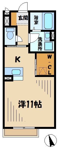 シェドプール 1階 1K 賃貸物件詳細