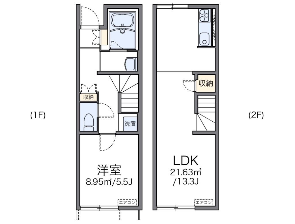 山梨県都留市四日市場 赤坂駅 1LDK アパート 賃貸物件詳細