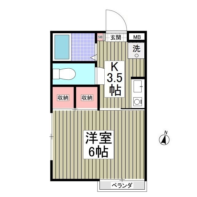 群馬県前橋市駒形町 駒形駅 1K アパート 賃貸物件詳細