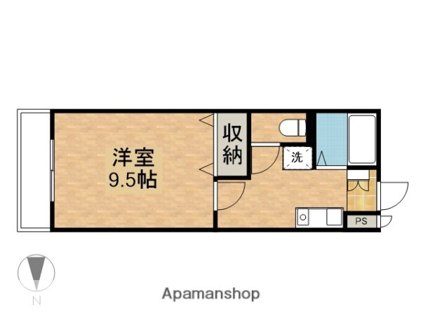岡山県岡山市北区富田町２ 岡山駅 1K マンション 賃貸物件詳細