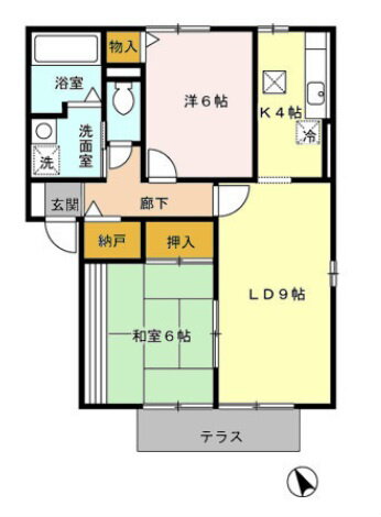 福岡県北九州市八幡西区大字本城 本城駅 2LDK アパート 賃貸物件詳細