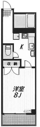 ＬＯＵＩＳ 2階 1K 賃貸物件詳細