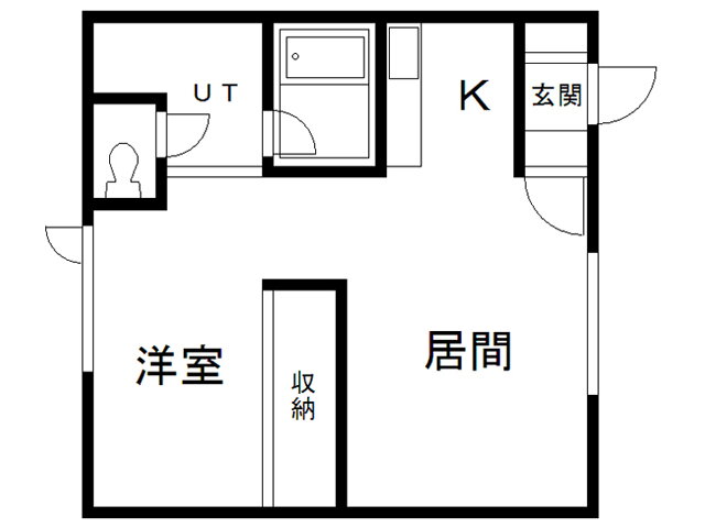 ガーデンハイツ 1階 1LDK 賃貸物件詳細