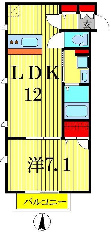 東京都葛飾区新宿２ 金町駅 1LDK アパート 賃貸物件詳細