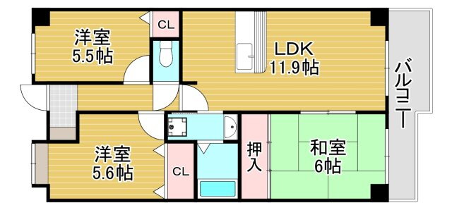 大阪府大阪市城東区中央３ 野江駅 3LDK マンション 賃貸物件詳細