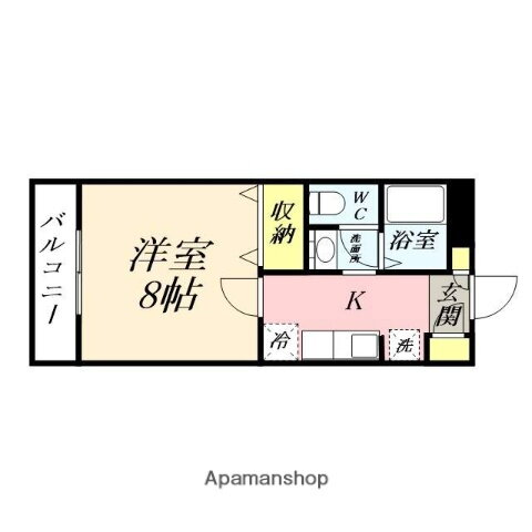 岡山県岡山市北区富町１ 備前三門駅 1K マンション 賃貸物件詳細