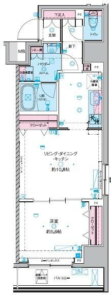 ＧＥＮＯＶＩＡ　東神田　ｇｒｅｅｎ　ｖｅｉｌ（ジェノヴィア東神田グリー 3階 1LDK 賃貸物件詳細