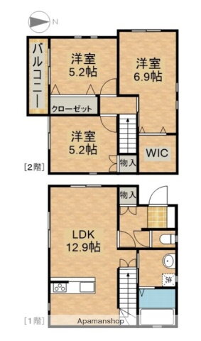 静岡県浜松市中央区将監町 浜松駅 3LDK 一戸建て 賃貸物件詳細