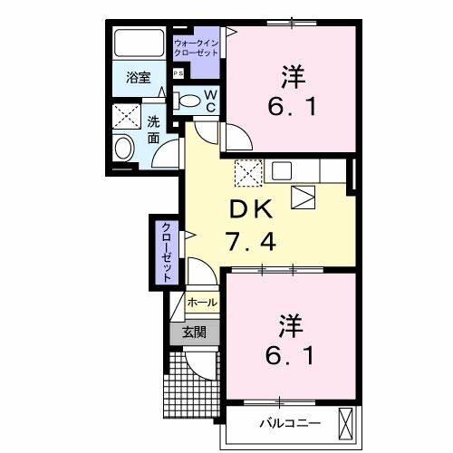 茨城県古河市横山町２ 古河駅 2DK アパート 賃貸物件詳細