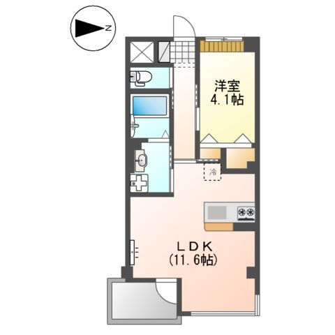 兵庫県西宮市越水町 西宮駅 1LDK マンション 賃貸物件詳細