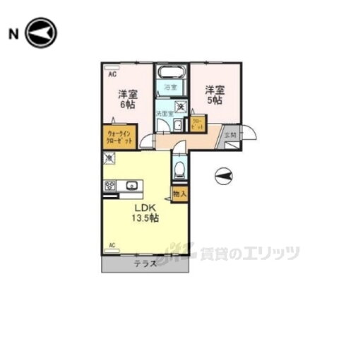 奈良県御所市大字東松本 御所駅 2LDK アパート 賃貸物件詳細