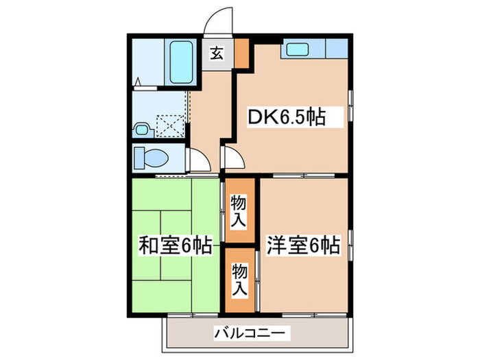 神奈川県相模原市緑区向原１ 橋本駅 2DK アパート 賃貸物件詳細