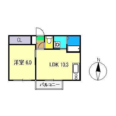 高知県高知市東城山町 旭町一丁目駅 1LDK アパート 賃貸物件詳細