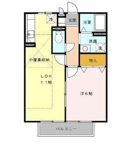 石川県野々市市野代２ 野々市駅 1LDK アパート 賃貸物件詳細