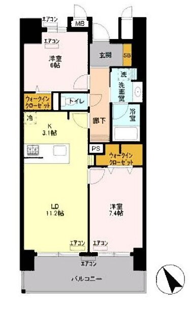 東京都足立区新田３ 王子神谷駅 2LDK マンション 賃貸物件詳細