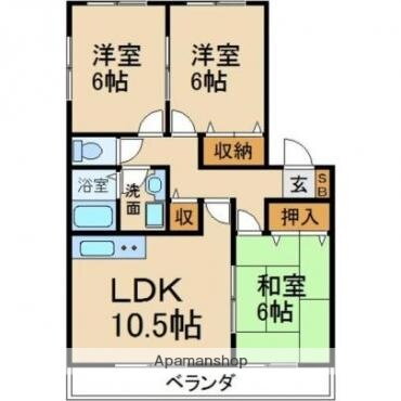大阪府枚方市田口山３ 長尾駅 3LDK アパート 賃貸物件詳細