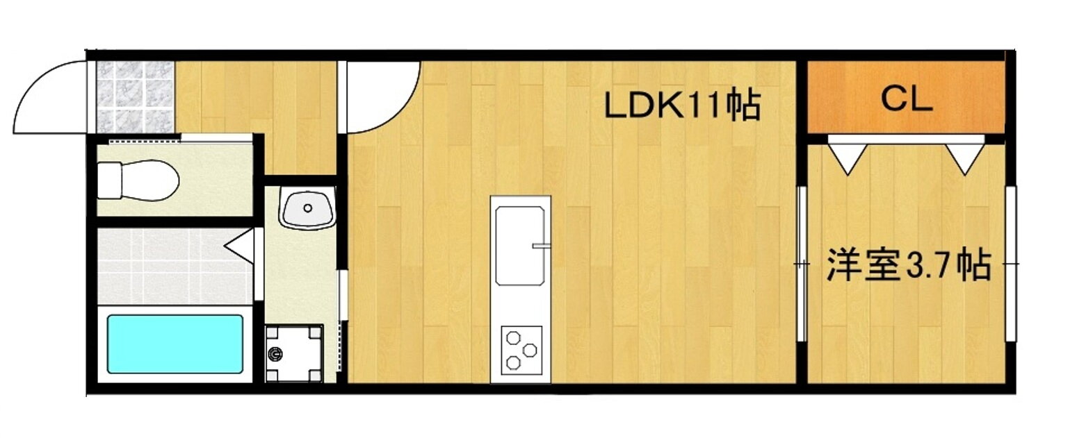 兵庫県神戸市西区玉津町上池 明石駅 1LDK アパート 賃貸物件詳細