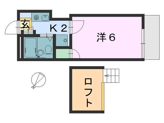 奈良県大和高田市大字大谷 築山駅 1K アパート 賃貸物件詳細