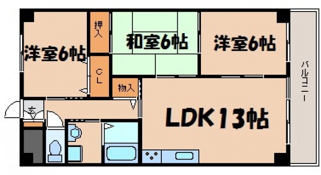 広島県広島市安芸区船越６ 海田市駅 3LDK マンション 賃貸物件詳細