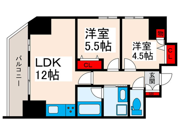 東京都荒川区西日暮里５ 西日暮里駅 2LDK マンション 賃貸物件詳細