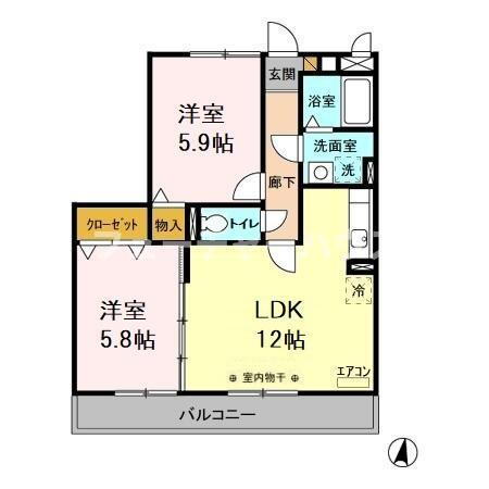 茨城県常陸太田市大平町 常陸太田駅 2LDK アパート 賃貸物件詳細