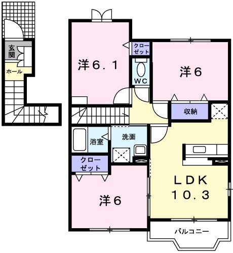 兵庫県姫路市別所町佐土３ 御着駅 3LDK アパート 賃貸物件詳細