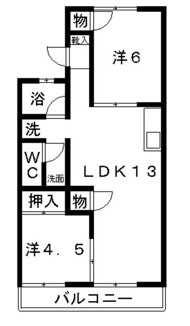 岡山県倉敷市中島 福井駅 2LDK アパート 賃貸物件詳細