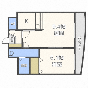 北海道札幌市中央区南六条西９ 中島公園駅 1LDK マンション 賃貸物件詳細