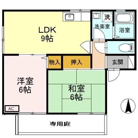 兵庫県姫路市網干区津市場 山陽網干駅 2DK アパート 賃貸物件詳細