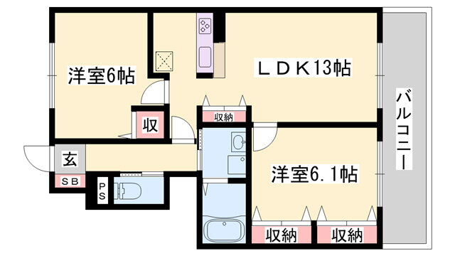 兵庫県姫路市仁豊野 仁豊野駅 2LDK アパート 賃貸物件詳細