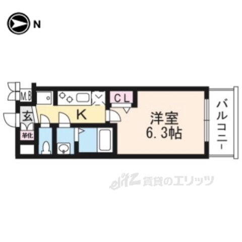 京都府京都市下京区西七条西石ケ坪町 西大路駅 1K マンション 賃貸物件詳細