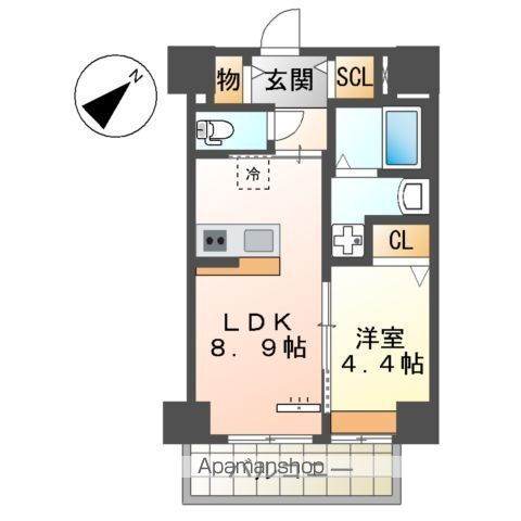福岡県福岡市東区松島１ 箱崎駅 1LDK マンション 賃貸物件詳細