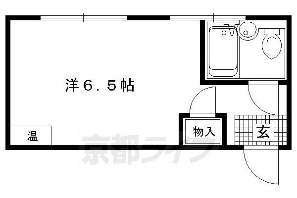 京都府京都市上京区北町 北野白梅町駅 ワンルーム アパート 賃貸物件詳細
