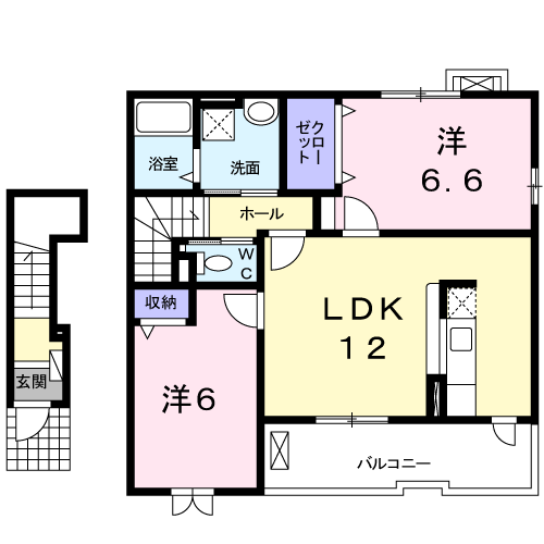 静岡県浜松市中央区有玉南町 さぎの宮駅 2LDK アパート 賃貸物件詳細