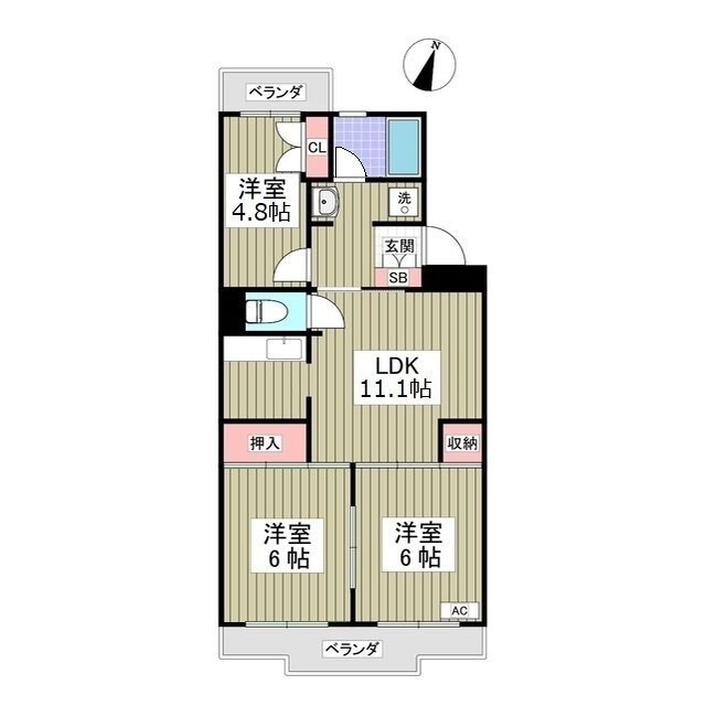 千葉県柏市大津ケ丘２ 柏駅 3LDK マンション 賃貸物件詳細