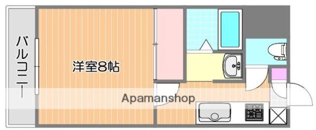 岡山県岡山市北区辰巳 北長瀬駅 1K マンション 賃貸物件詳細
