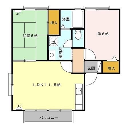 トウィンクル佐鳴台 2階 2LDK 賃貸物件詳細