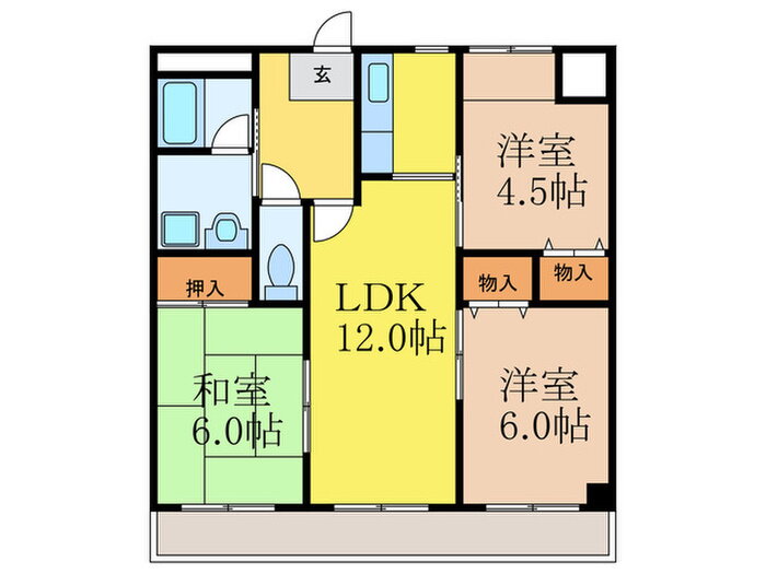 大阪府茨木市中村町 茨木市駅 3LDK マンション 賃貸物件詳細