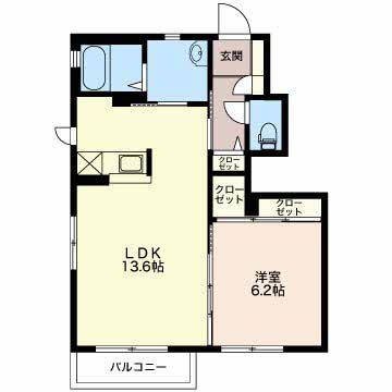 新潟県上越市北城町４ 高田駅 1LDK アパート 賃貸物件詳細