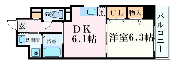 兵庫県神戸市兵庫区湊町３ 神戸駅 1DK マンション 賃貸物件詳細